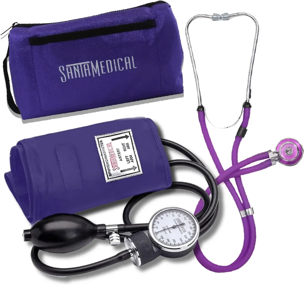 Kit esfigmo y estetos santa medical morado