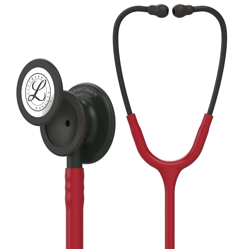 Classic III borbonia & negro 5868 Estetoscopio 3M Littman