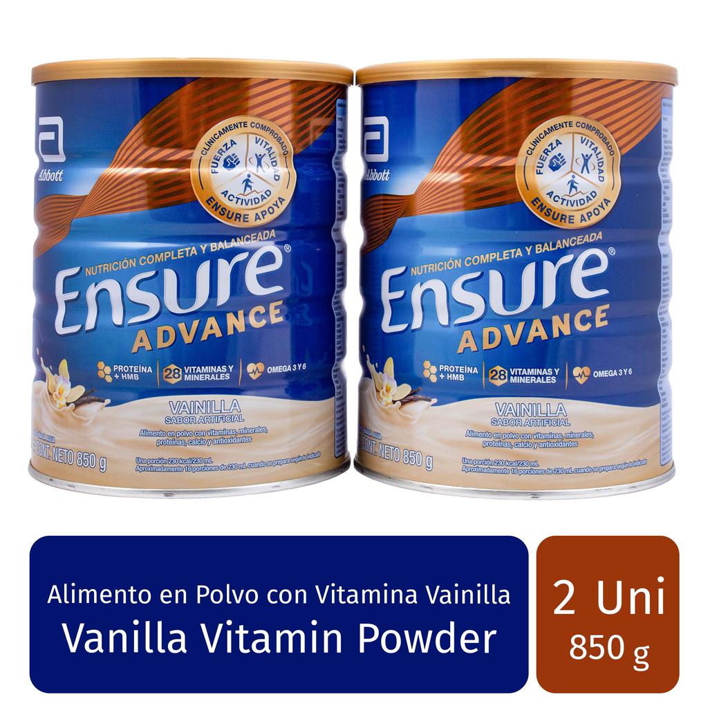 [336663] Ensure Advance Suplemento en Polvo 2 Unidades / 850 g