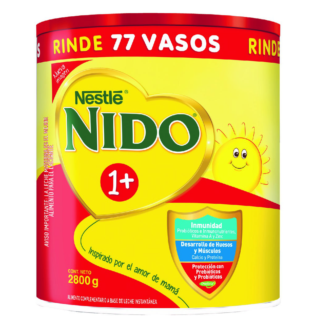 [407973] Nestle Nido 1+ Fórmula para Bebes en Crecimiento con Vitamina A y Zinc 2.8 kg / 6.1 lb