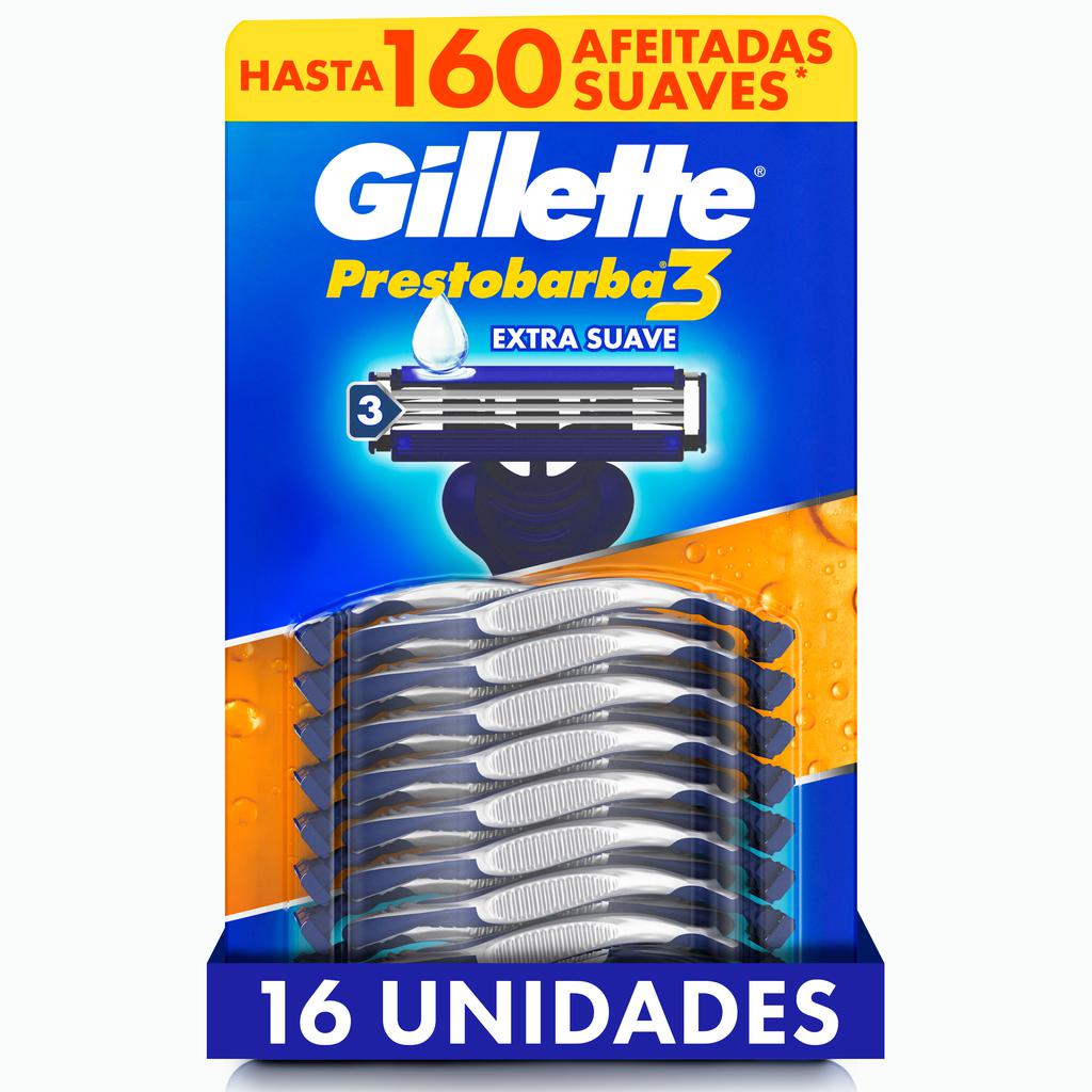 [383783] Gillette Prestobarba 3 Rasuradora Desechable 16 Unidades