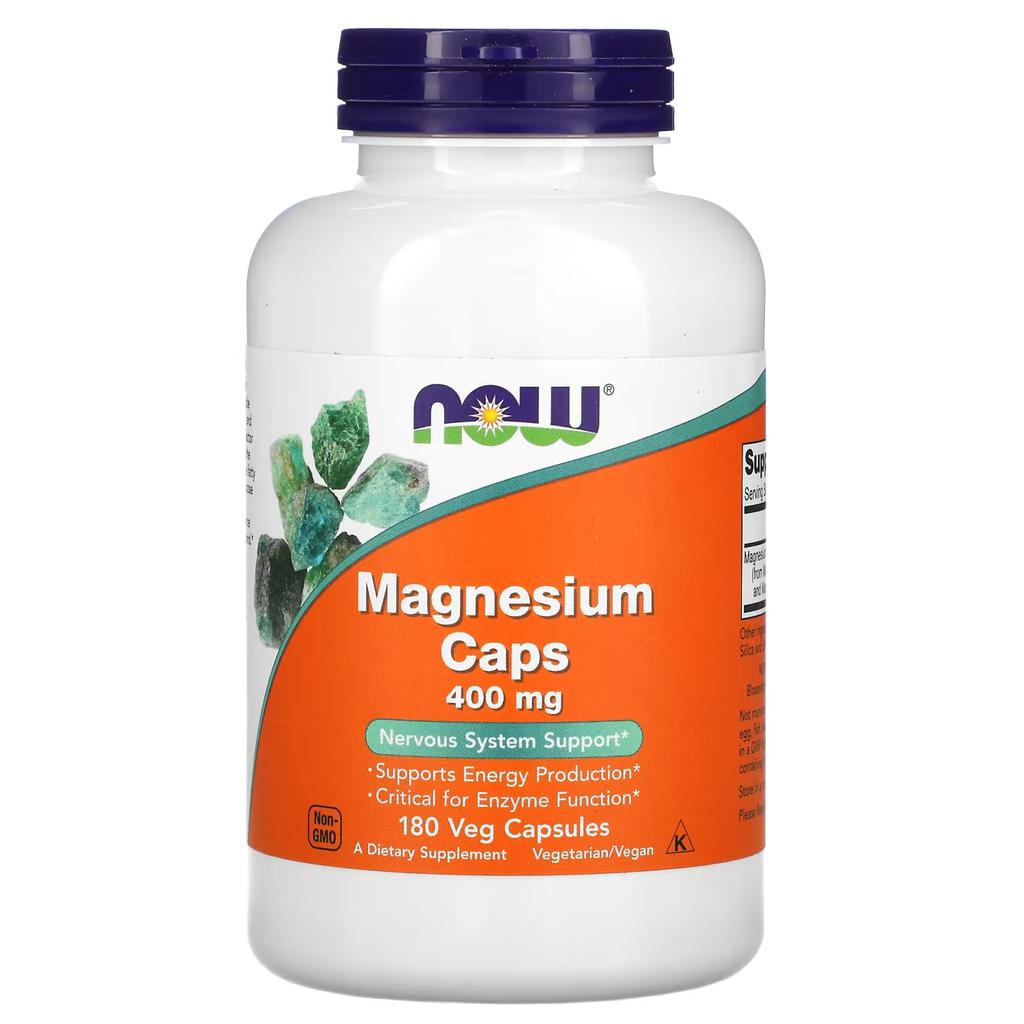 [404243] Now Magnesio 180 Cápsulas / 400 mg / 0.01 oz