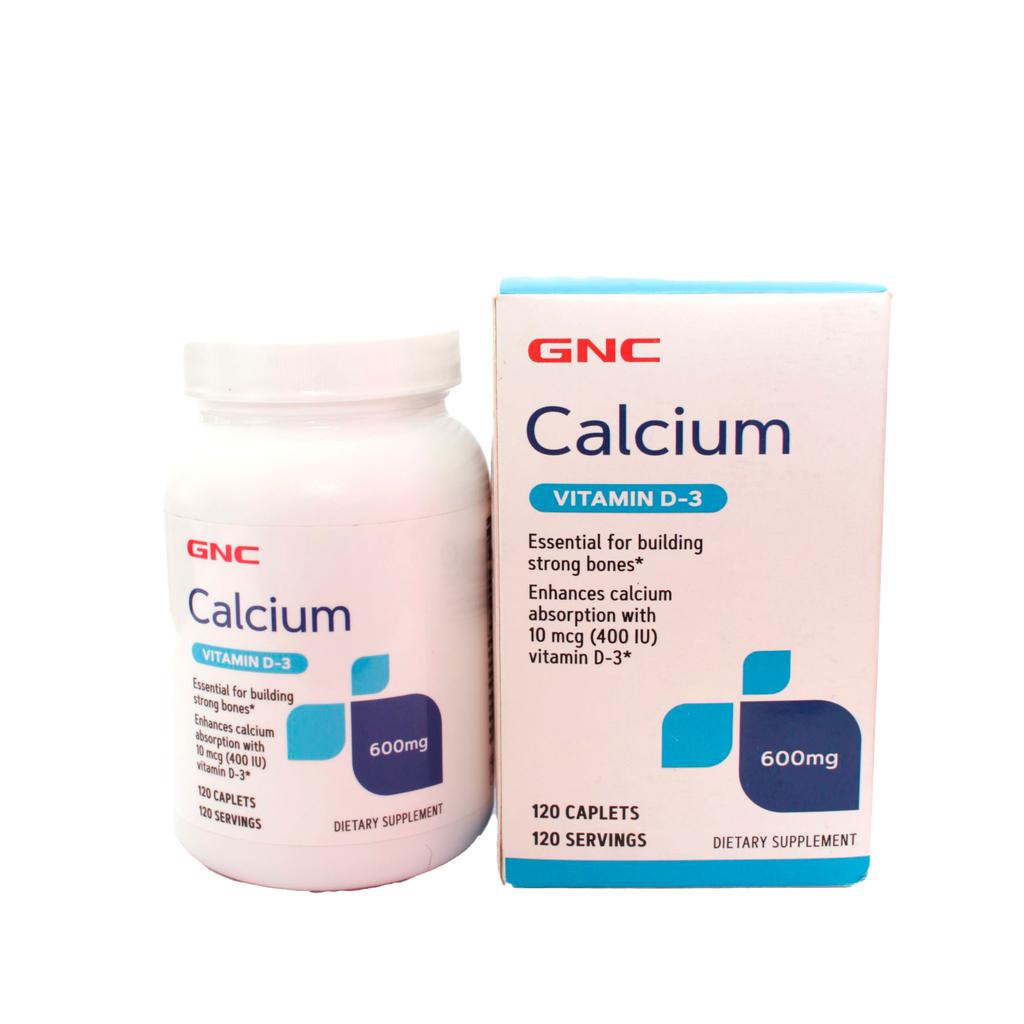 [480015] GNC Calcio con Vitamina D-3 120 Unidades