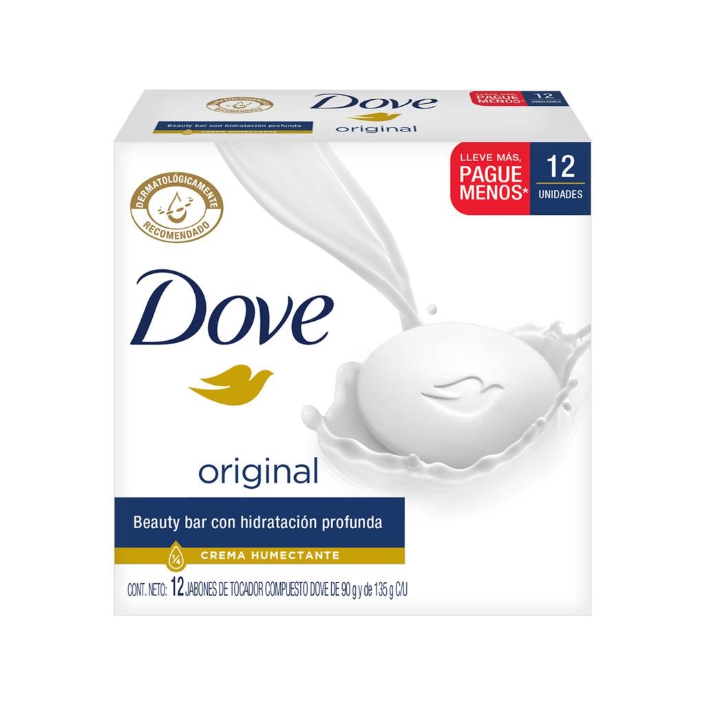 [396757] Dove Jabón de Baño en Barra con Crema Humectante 12 Unidades