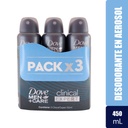Dove Desodorante Clinical Expert en Aerosol 3 Unidades / 91 g