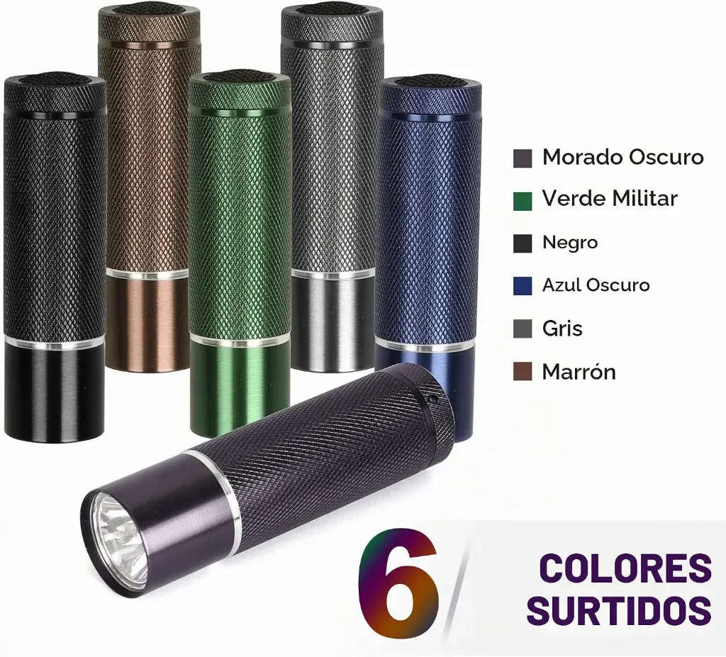 Pupilera metalica Súper Brillante de 100 Lúmenes