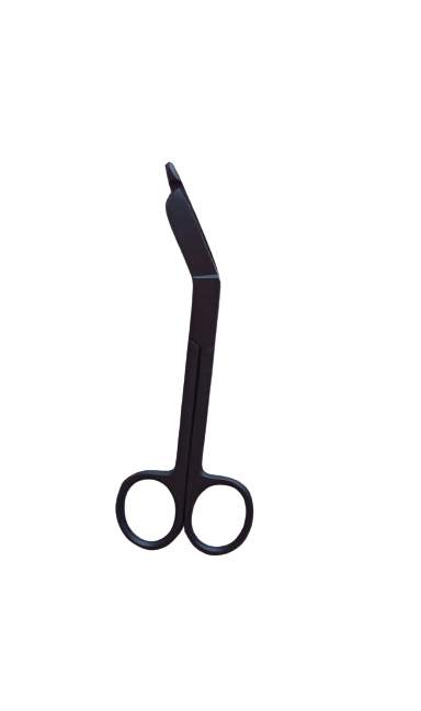 Tijeras de vendaje de 5.5 pulgadas negra