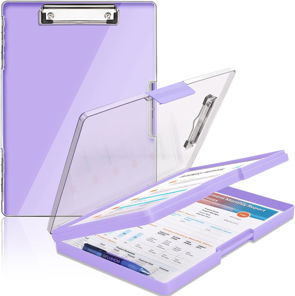 Tabla Fulmoon Cleaview morado pizarrón 34.3 x 24.1 cm.
