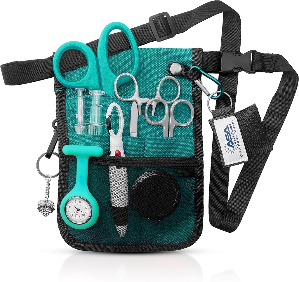 Estuche médico equipado aqua