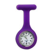Reloj de solapa silicona purpura Baojulong