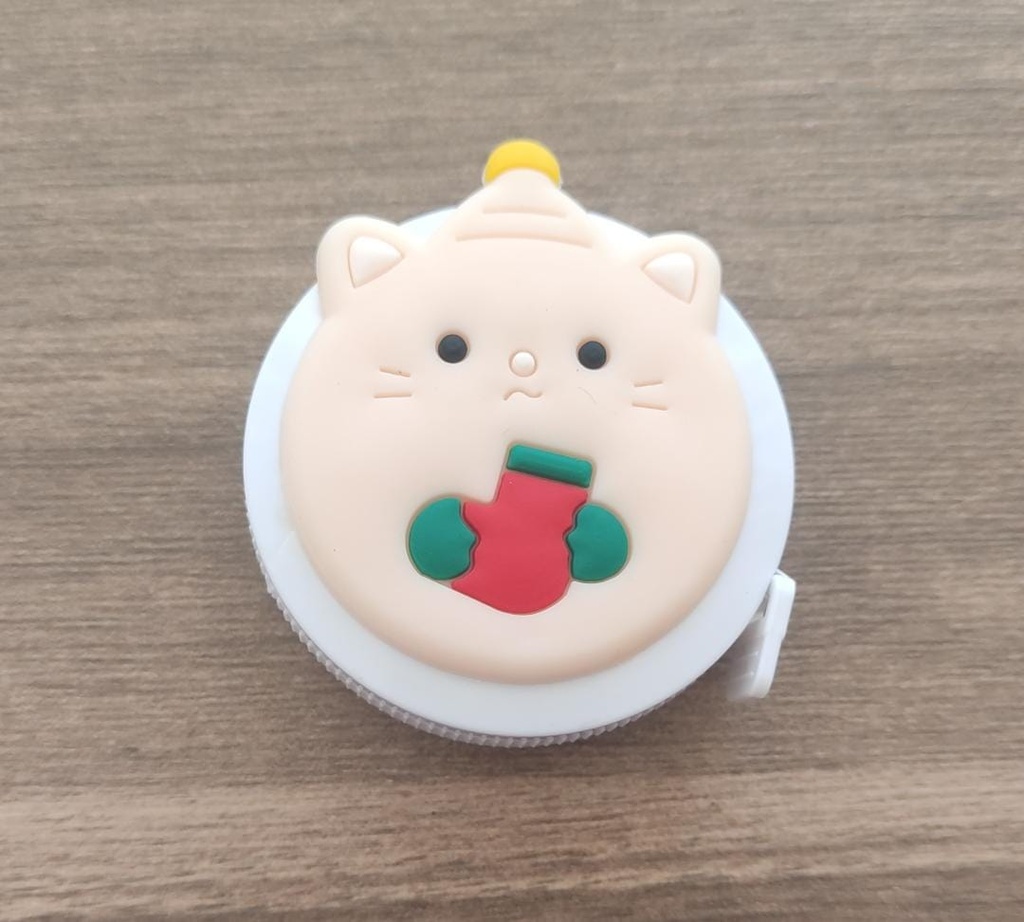 cinta metrica con fijurita blanco