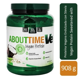 About Time Vé Proteína Vegana de Vainilla 908 g / 32 oz